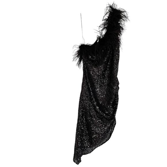 Free People x‎ Amanda Uprichard Kieran Dress Sequin Black - Picture 5 of 8